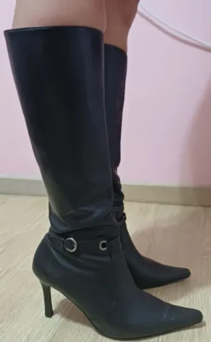 Bora de Couro Legitimo Dumond Cano Longo N° 38 - Perfeito Estado