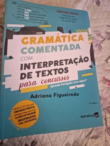 Livro Gramatica comentada para concursos - Adriana Figueiredo