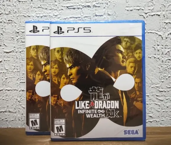 Like a Dragon Infinite Wealth Ps5 Lacrado (Aceitamos seu jogo usado com pagamento)