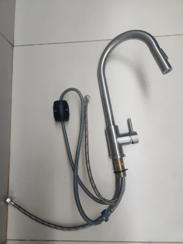 Torneira monocomando bancada gourmet extensível cozinha inox