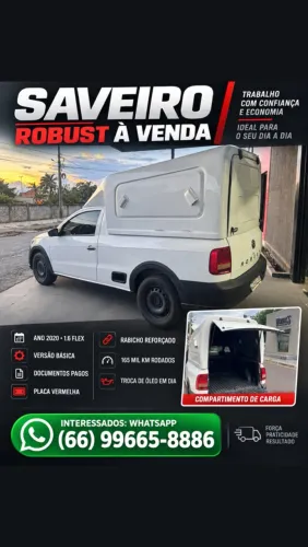 Volkswagen Saveiro Robust 1.6 Total Flex 8V 2020
