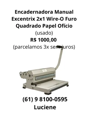 Encadernadora excentrix Wire-o