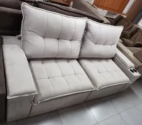SOFA ESTOFADO LR 1.80 M DIVIDIMOS EM ATÉ 10X SEM JUROS