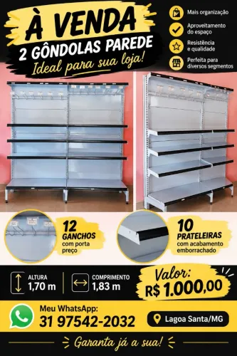 Gôndolas parede estado novo