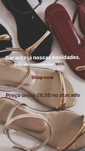 Rasteirinhas preço único no atacado 28,50