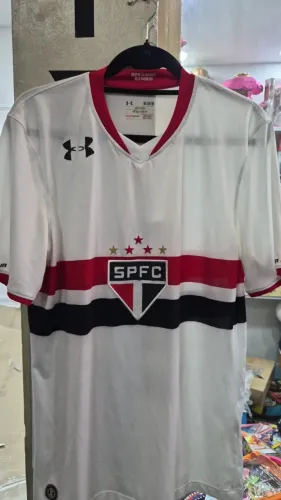 Camisa São Paulo FC 2015 Under Armour - Nº 5 Lugano - Tam M