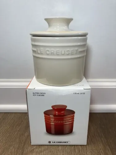 Manteigueira Francesa Meringue Le Creuset