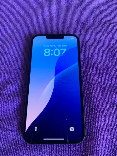 Celular iPhone 14. 128. GB. Sem Marcar de uso bateria 96% de vida útil