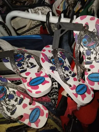 Chinelo Havaianas Lilo & Stitch Customizado