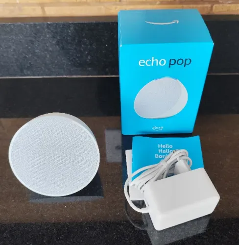 Echo Pop Smart Speaker Amazon Cor Branco