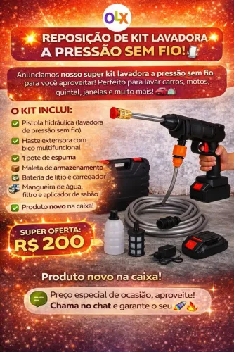 Lavadora à jato portátil 