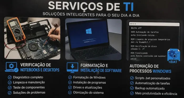 Suporte e Análise - Notebooks e Desktops