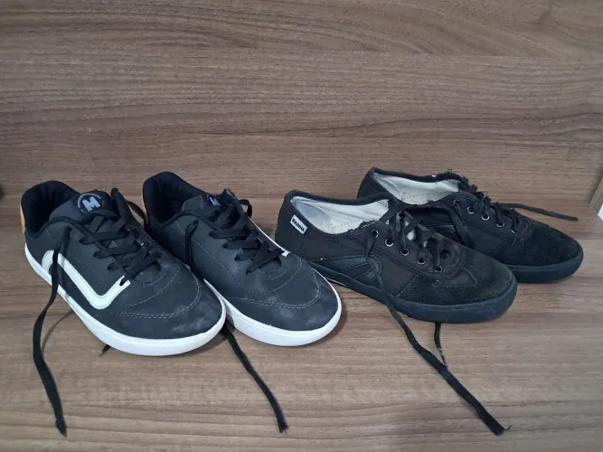 2 Tenis rainha e molequinho preto