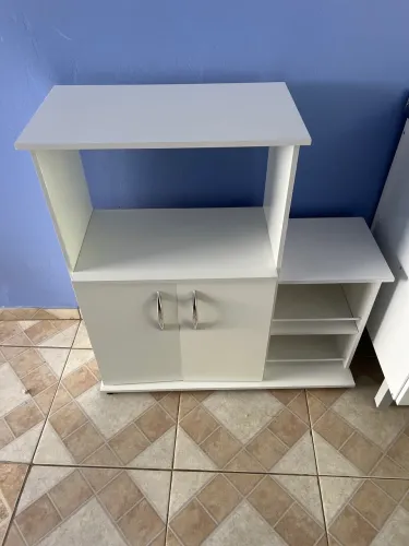 Bancada com Bancada Suporte Forno e Microondas