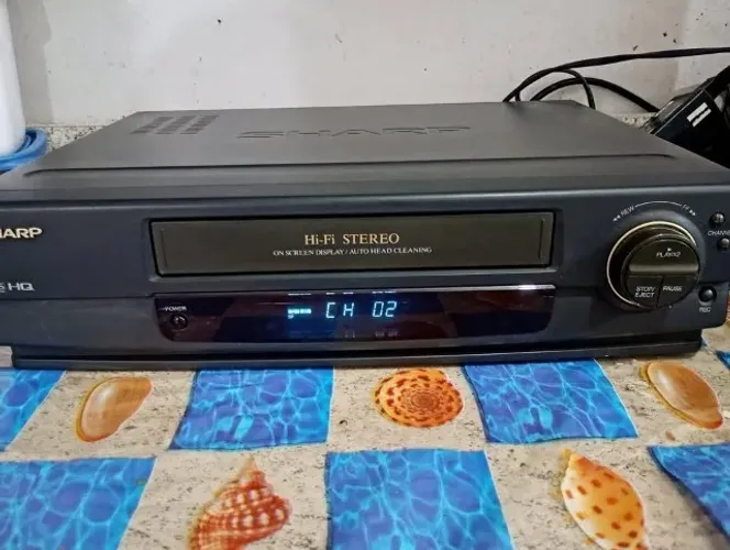 Video Cassete Sharp Muito conservado Reliquia