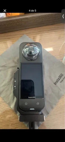 Insta 360 x5 com insta gps controle e bastão