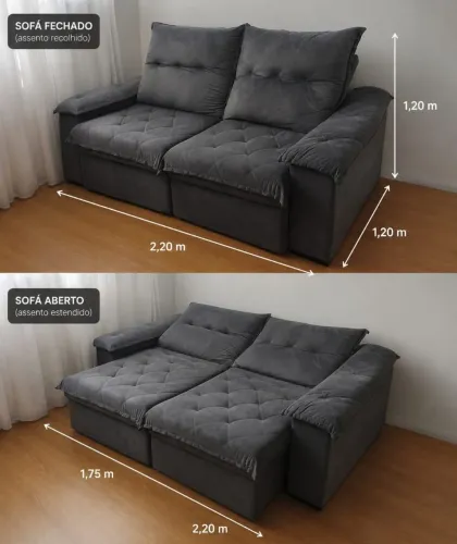 Sofá retrátil