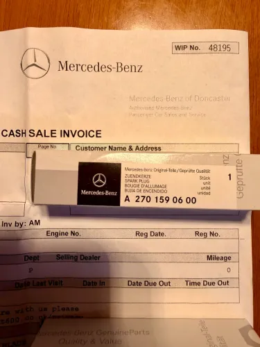 Jogo de Vela para Mercedes C180 2016 original 