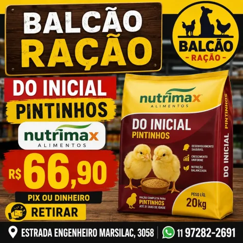 Ração incial para Galinha 20kg