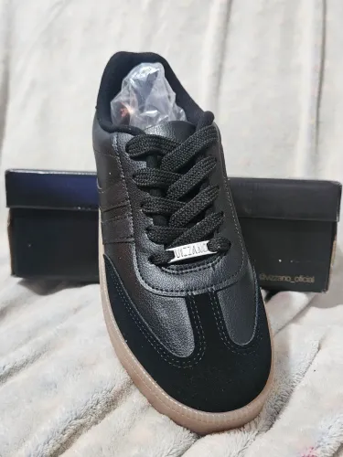 TÊNIS VIZZANO CASUAL BÁSICO FEMININO -PRETO