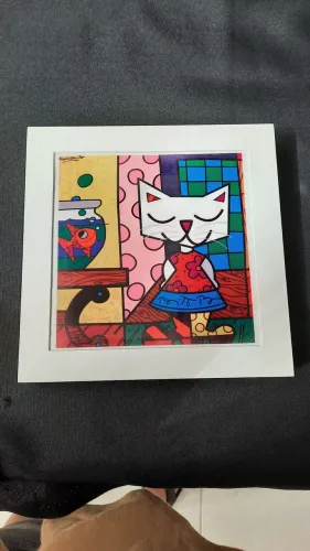 Quadro de azulejo pintado à mão 