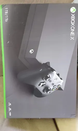X box one X na caixa original