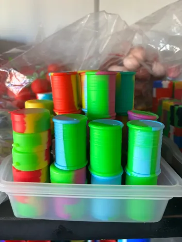 10 slicks tambor novo silicone top escolha sua cor favorita