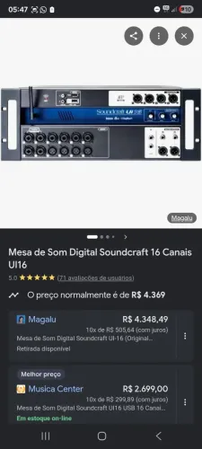 Mesa som digital watts *