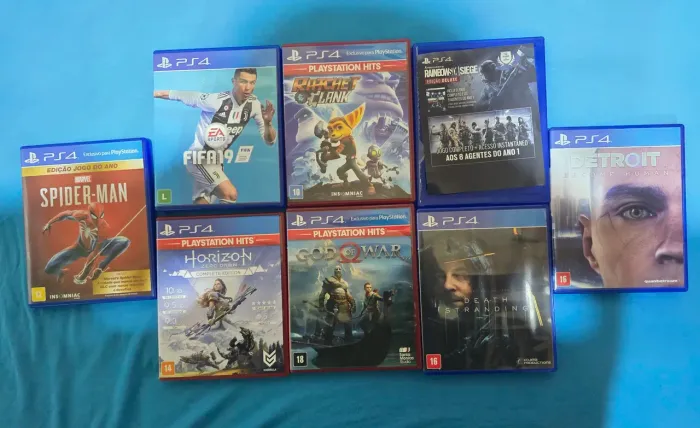 7 jogos mídia física para PS4