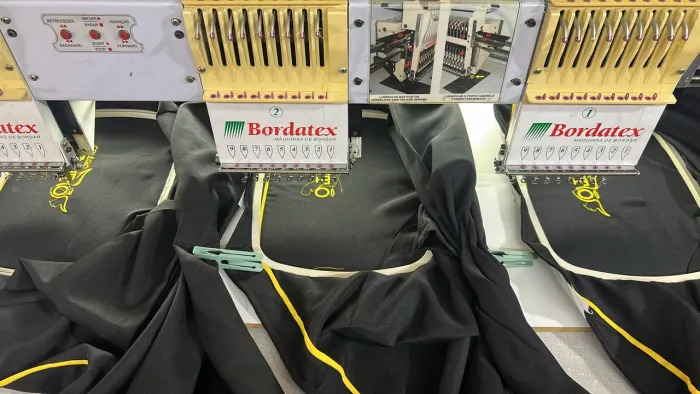 Máquina de bordado INDUSTRIAL bordatex 3 cabeças 100% revisada
