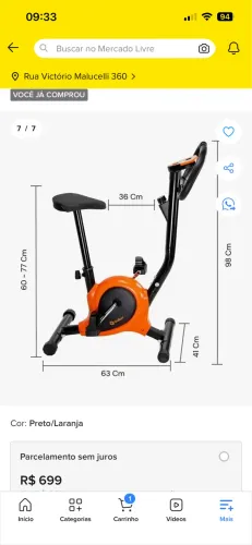 Bicicleta ergométrica