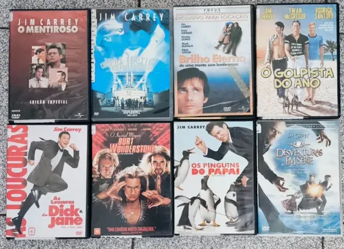 DVD O Mentiroso / Desventuras em Série / Brilho Eterno ...- Jim Carrey