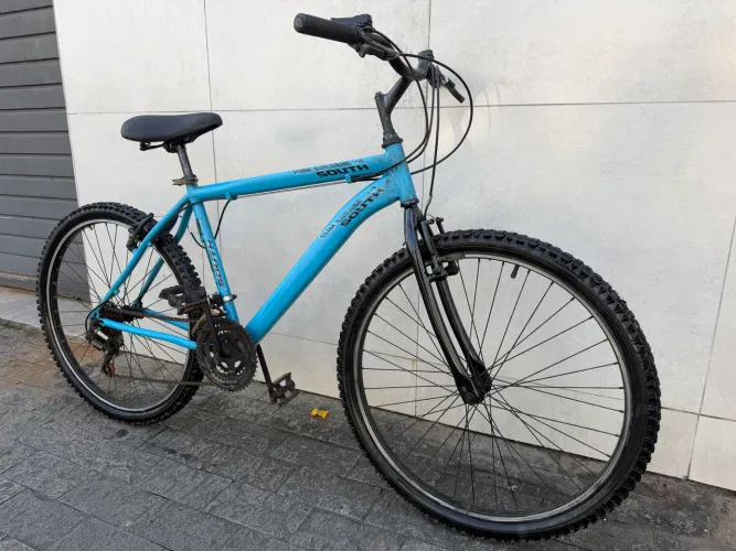 Bicicleta aro 26 alumínio semi nova revisada com nota