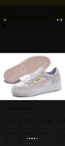 Tênis carina street bdp puma número 37