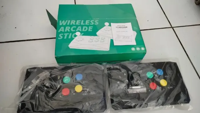 Controles do tipo arcade Joystick sem fio