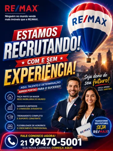 Estamos Recrutando! Faça Parte da RE/MAX INFLUENCER