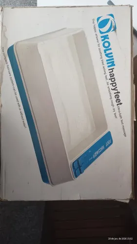 Massageador de pés (água e seco)