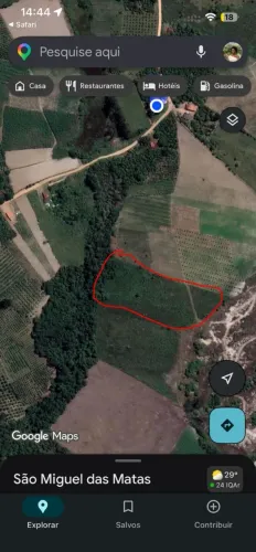 VENDO 7,28 TAREFAS DE TERRA NO MUNICÍPIO DE LAJE-BA