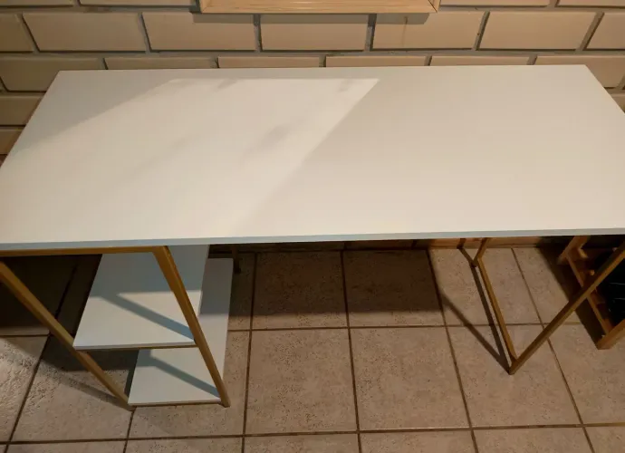 Mesa Industrial com Prateleiras 1,10cm x 45cm Nova