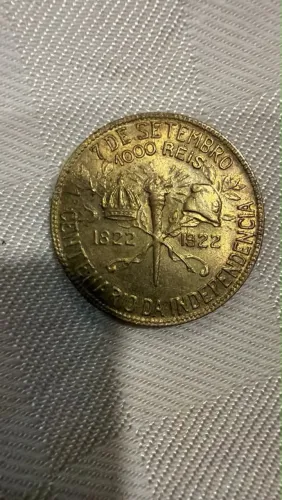Moeda 1000 Réis 1922 - Centenário da Independência do Brasil