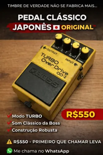 Pedal boss turbo overdriver od2 # ouço ofertas #