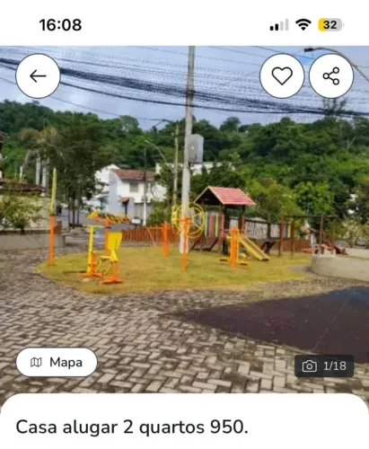 Casa 2 quartos R$ 950.