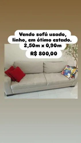 Vendo sofá e puff