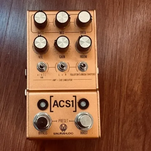 Pedal De Efeito Walrus Audio Mako Series Acs1 Amarelo