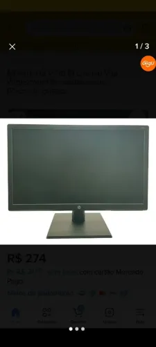 Monitor HP de 18.5"