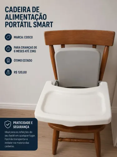 Cadeira infantil bde alimentação portátil Smart