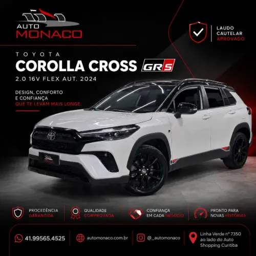 Toyota Corolla Cross Gr-s 2.0 16V Flex Aut. 2024