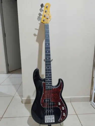 Contra Baixo Eletrico Tagima Tw-65 Serie Woodstock Preto Tt Orientação Da Mão Destro