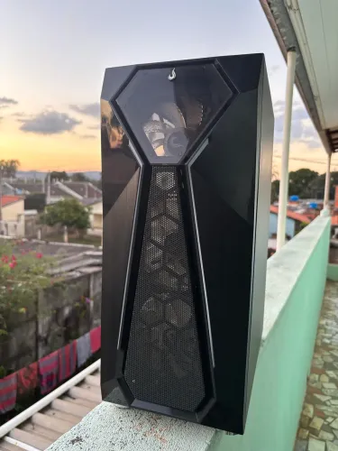 Gabinete gamer rise mode x4 glass