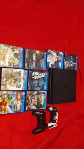 Ps4 com jogos 